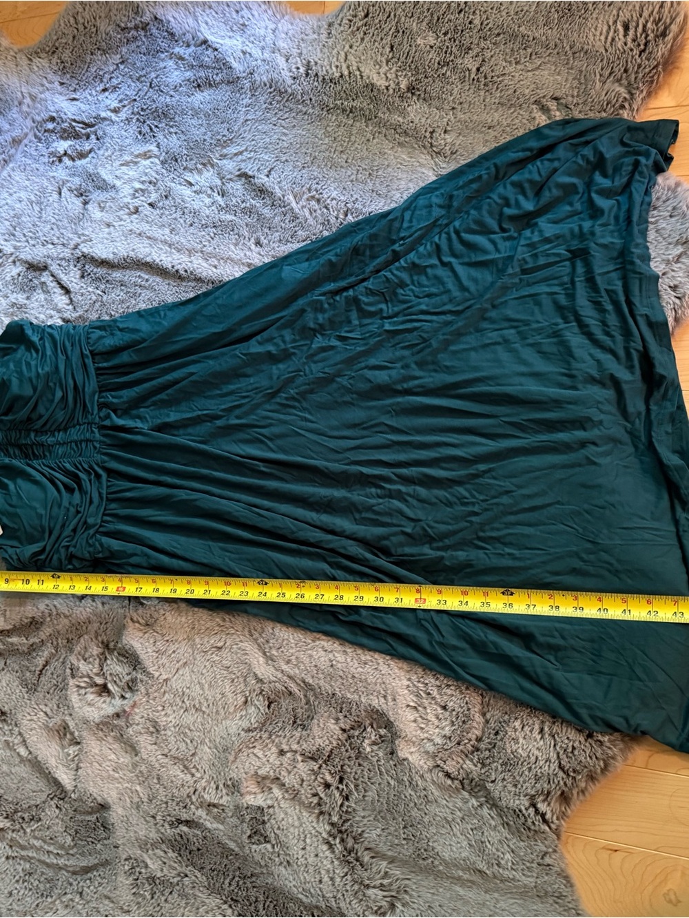 Soma Teal V-Neck Jersey Maxi Dress - Picture 4 of 7